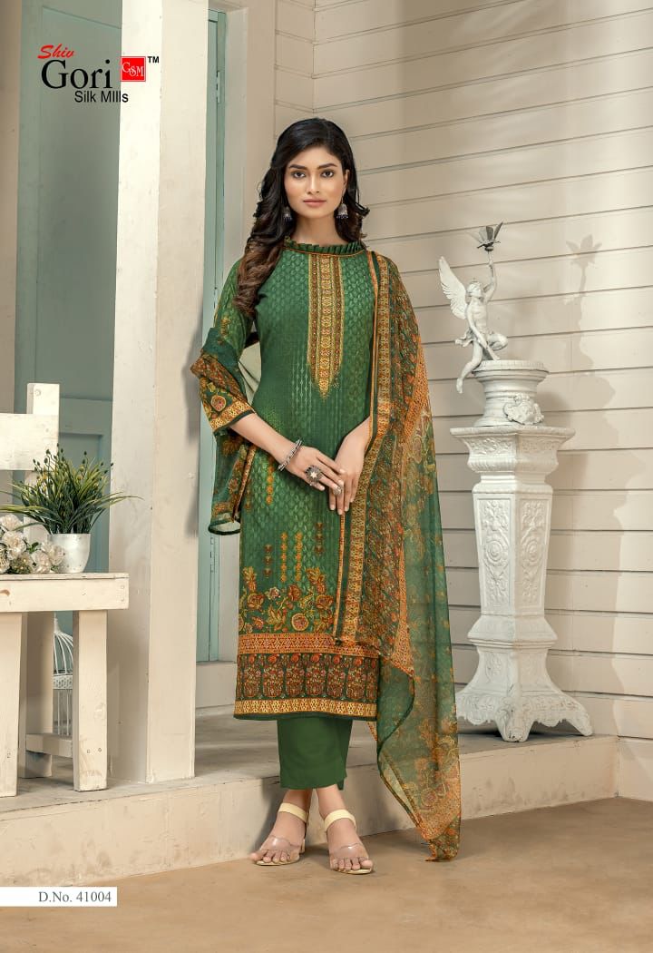 Shiv Gori Punjabi Kudi 41 Cotton Printed Casual Wear Dress Material Collection